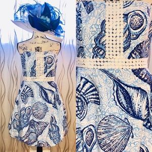 Lilly Pulitzer Regency Blue Bubble Dress